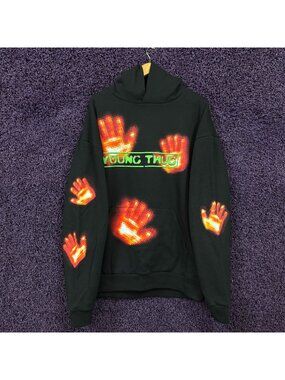 Young Thug Heat Scuti Hoodie Size Extra Large